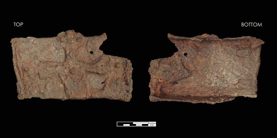 Image of iron curry comb.