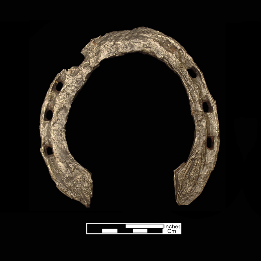Image of iron horseshoe.