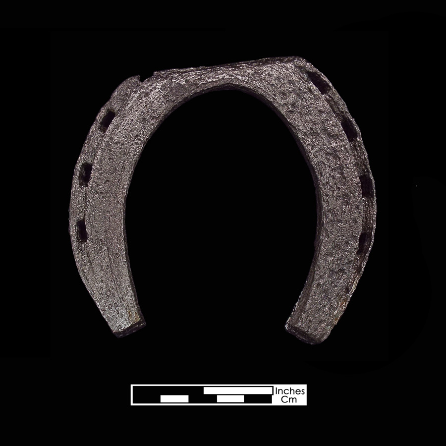 Image of iron horseshoe.