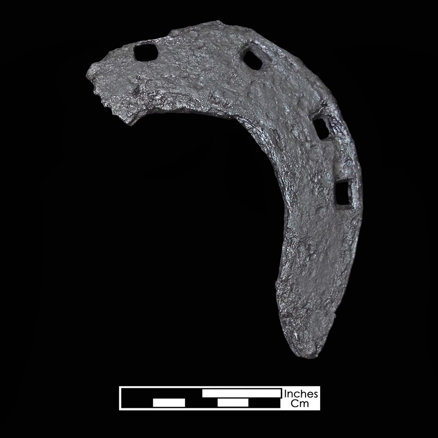 Image of iron horseshoe.