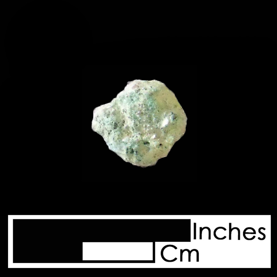 Image of copper alloy leather ornament, Tudor Rose.