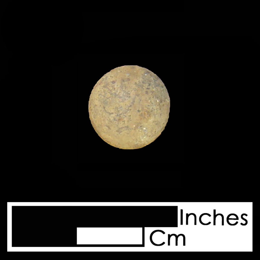 Image of white metal alloy leather ornament, "Spot."