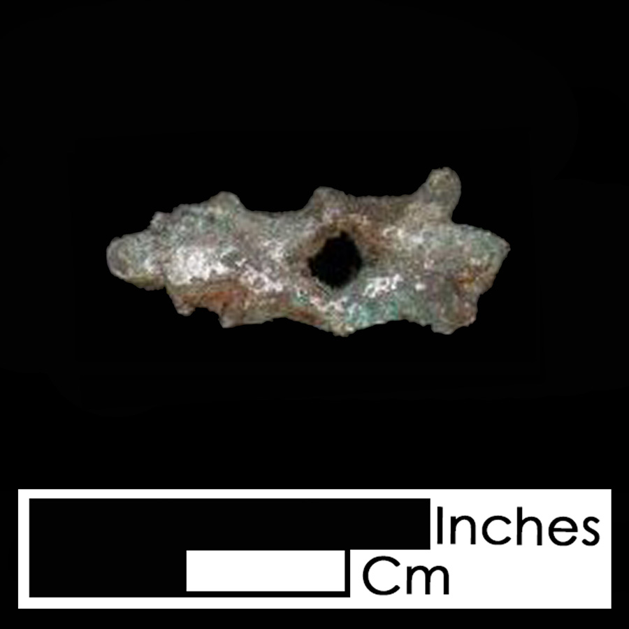 Image of copper alloy leather ornament, Openwork, Arrow.