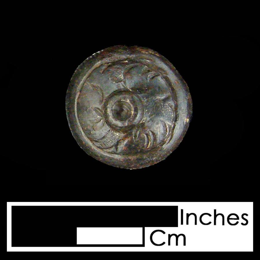 Image of copper alloy leather ornament, Dome with Nipple, Decoration.