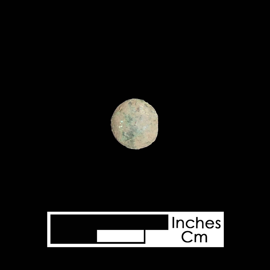 Image of copper alloy leather ornament.
