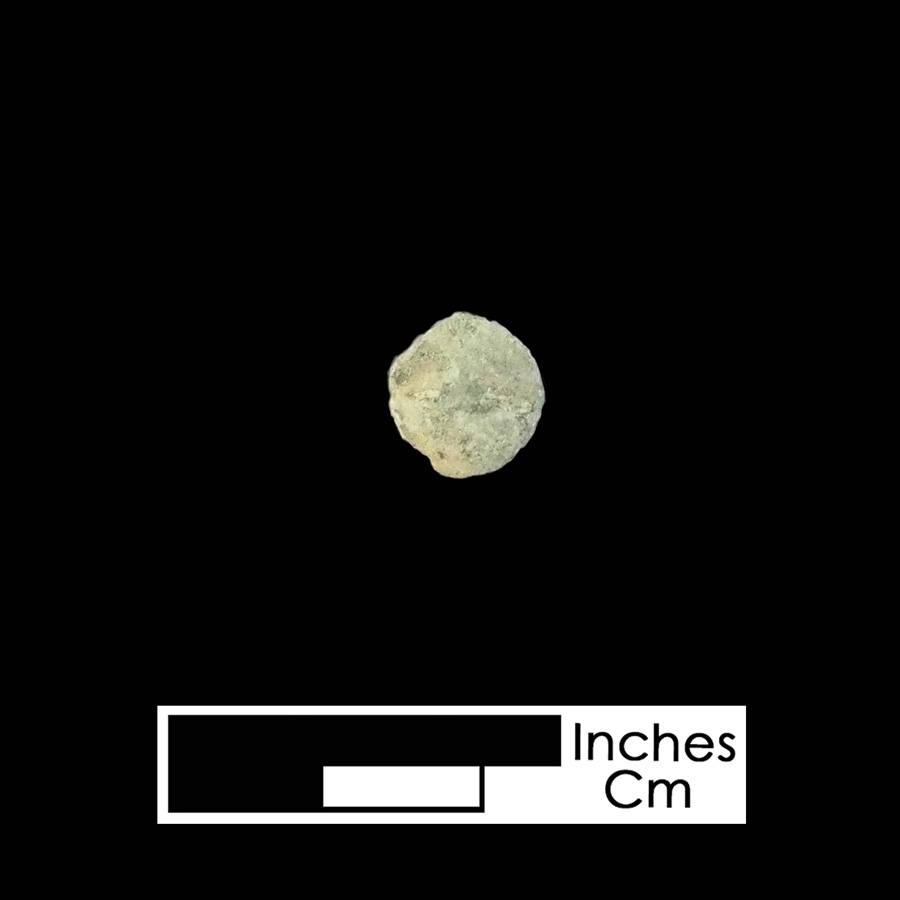 Image of copper alloy leather ornament.