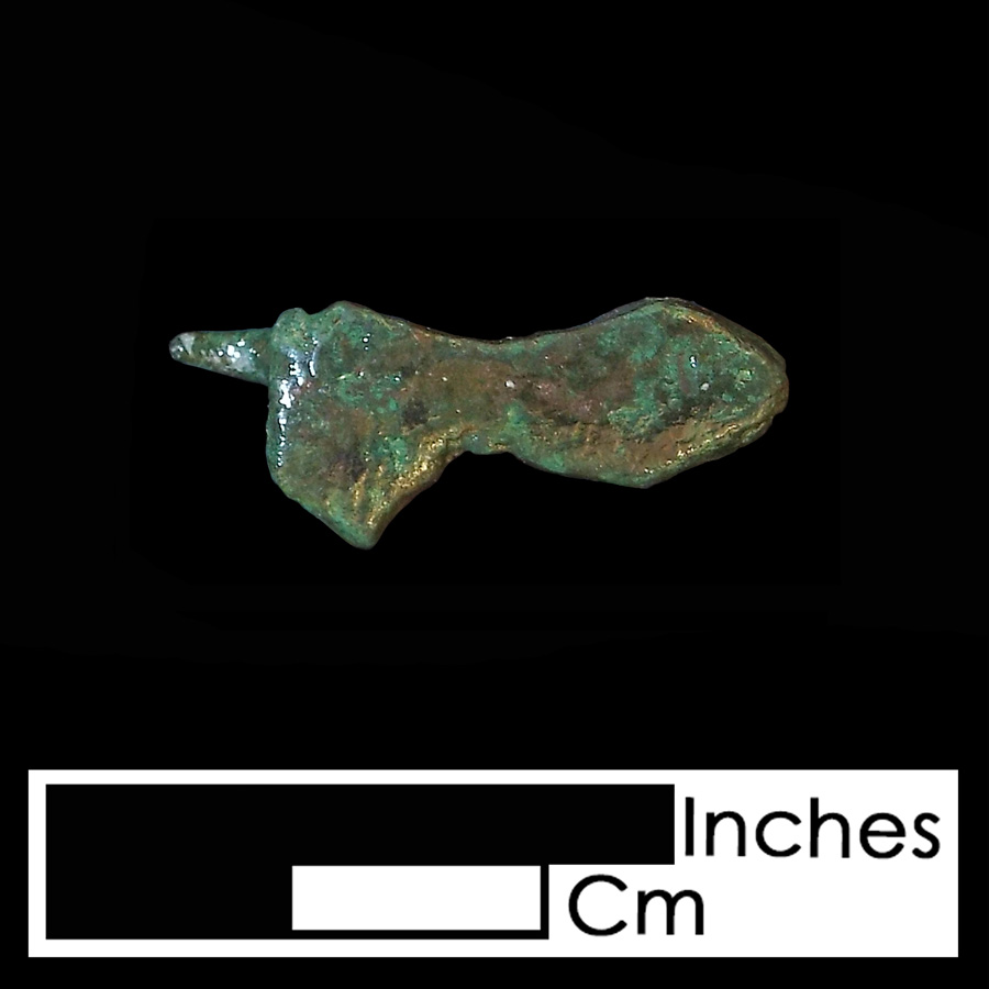Image of copper alloy leather ornament, Other.