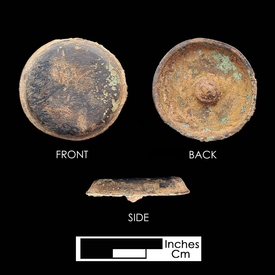 Image of copper alloy saddle part , Plain Flat Front.