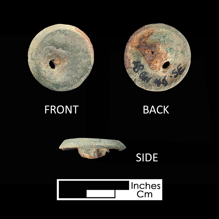 Image of copper alloy saddle part , Plain Flat Front.
