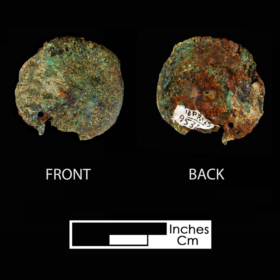 Image of copper alloy saddle part , Plain Flat Front.