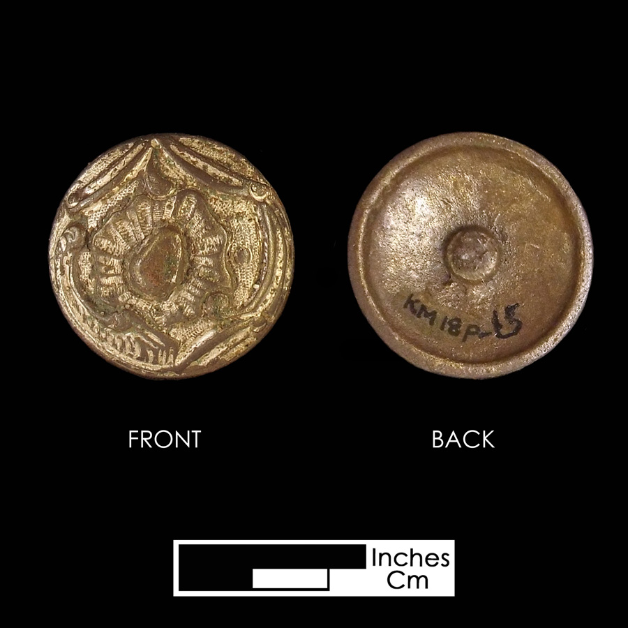 Image of copper alloy saddle part , Cast Decoration.