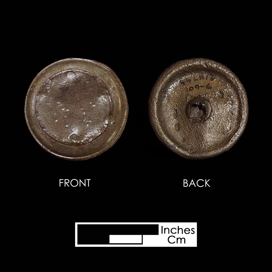 Image of copper alloy saddle part , Dome with Concentric Circle.