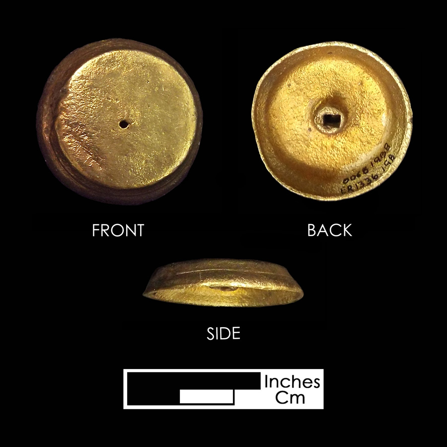 Image of copper alloy saddle part , Plain Flat Front.