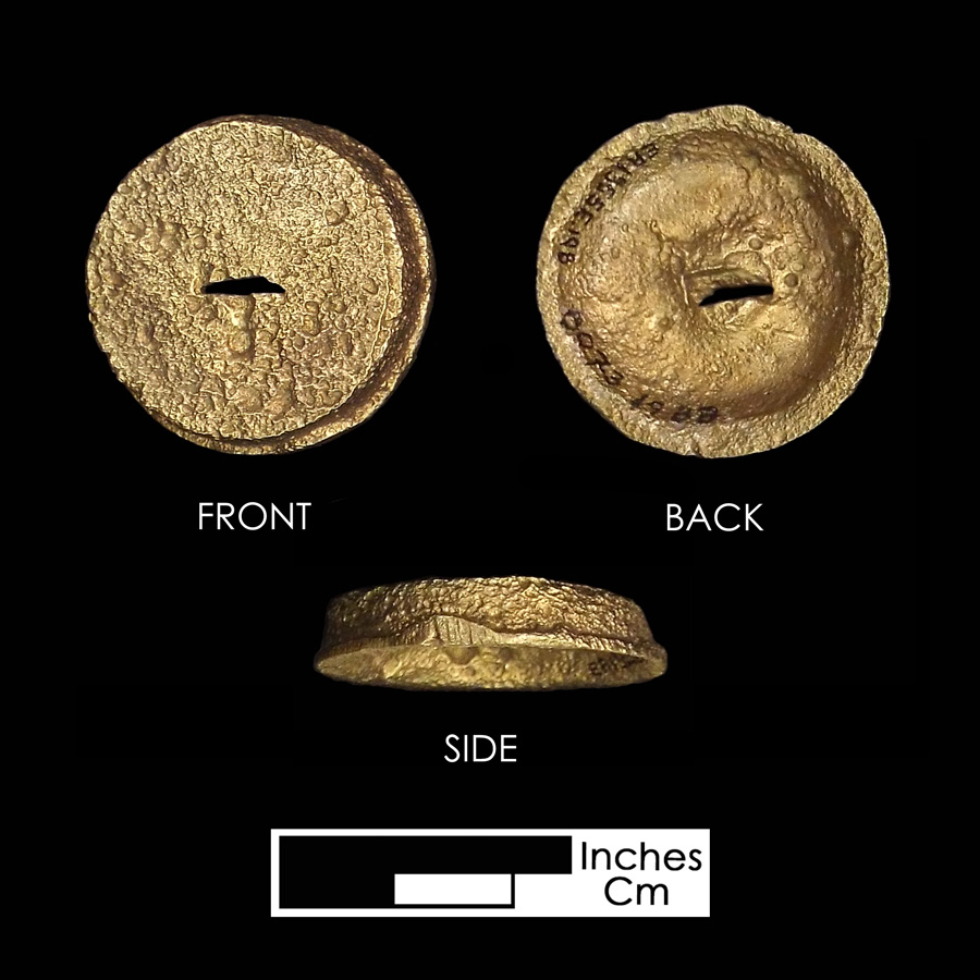 Image of copper alloy saddle part , Plain Flat Front.