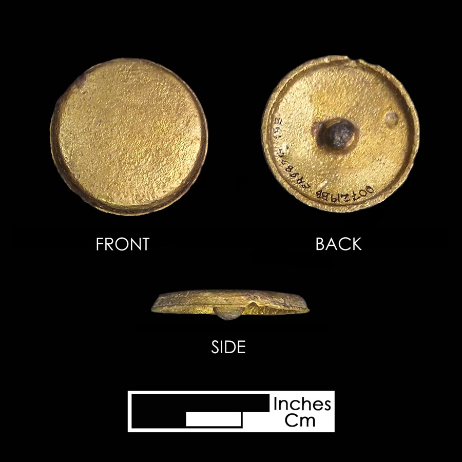 Image of copper alloy saddle part , Plain Flat Front.