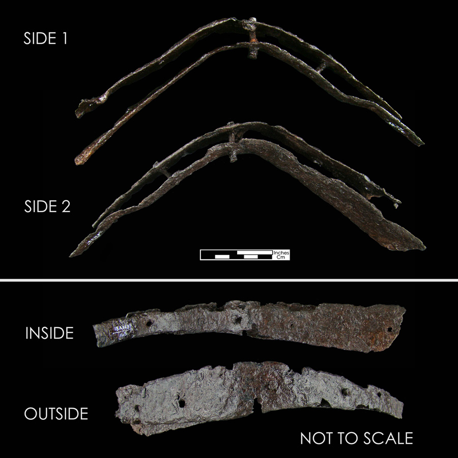 Image of iron saddle plate, Side Saddle Plate.