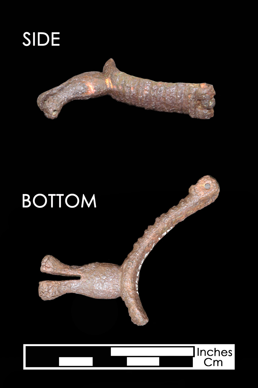 Image of copper alloy spur.