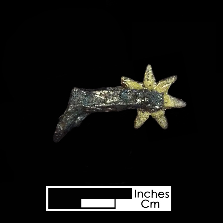 Image of iron/copper alloy spur.