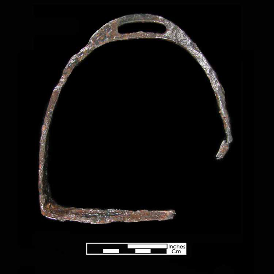 Image of iron stirrup.