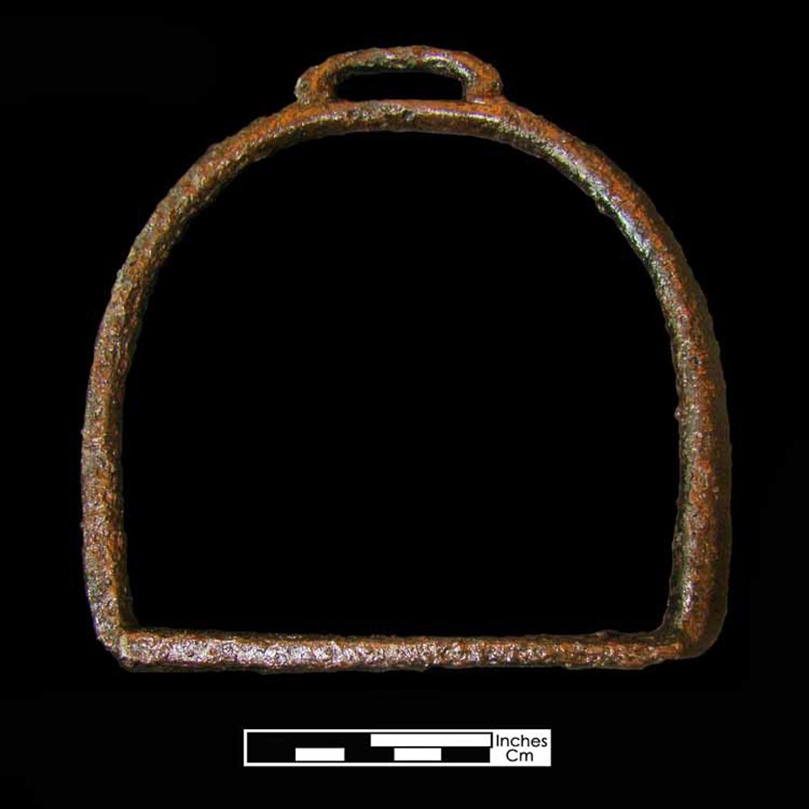 Image of iron stirrup.