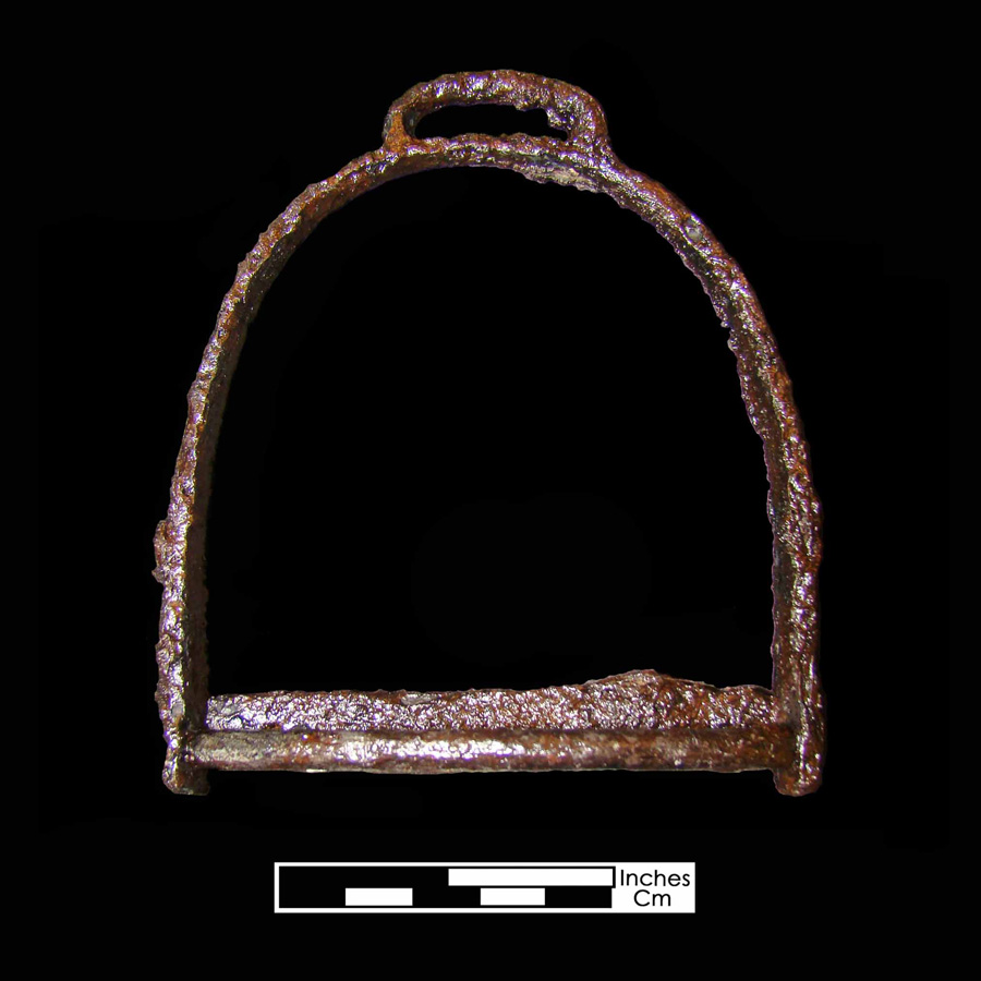 Image of iron stirrup.