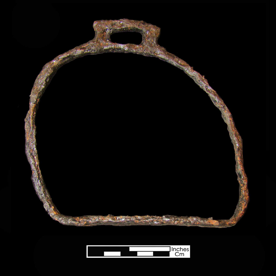 Image of iron stirrup.