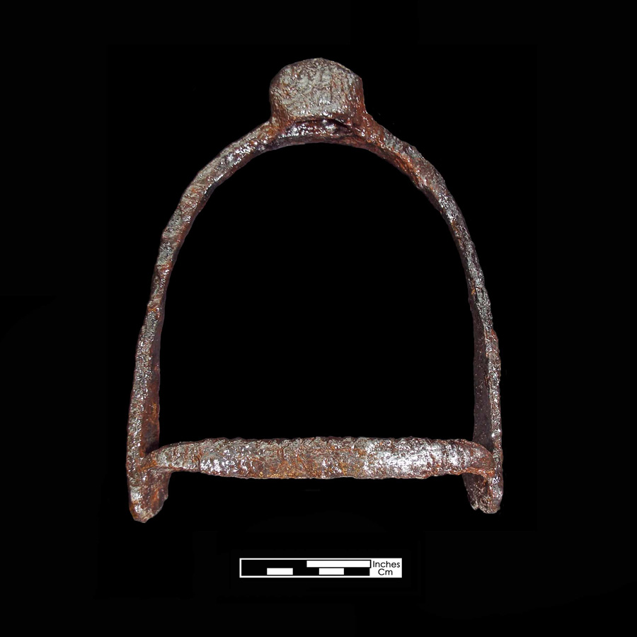 Image of iron stirrup.