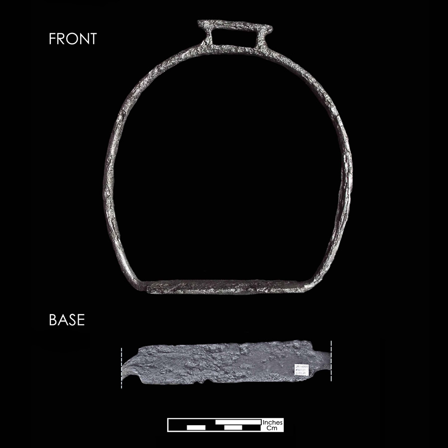 Image of iron stirrup.