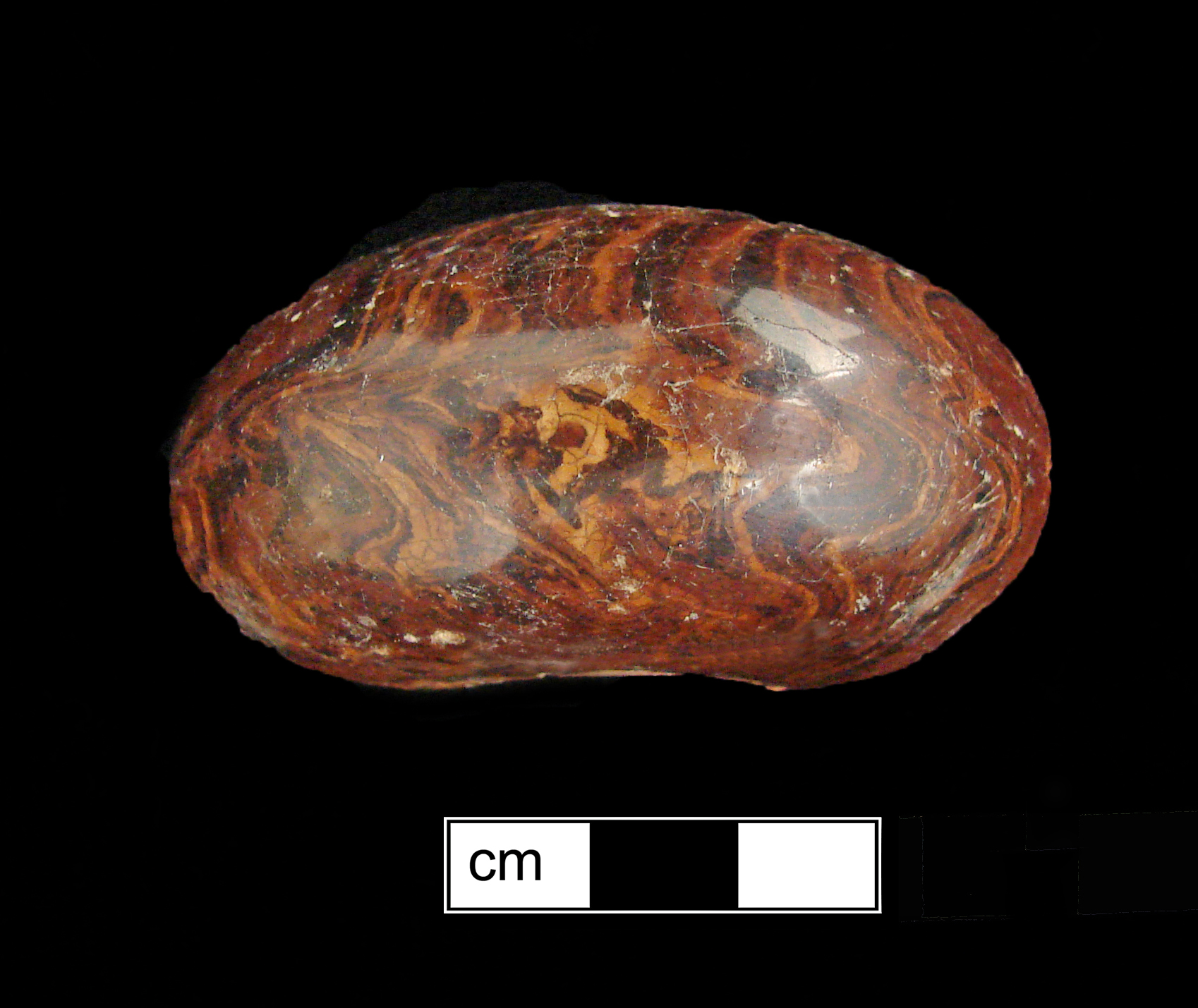 Image of agateware fragment.