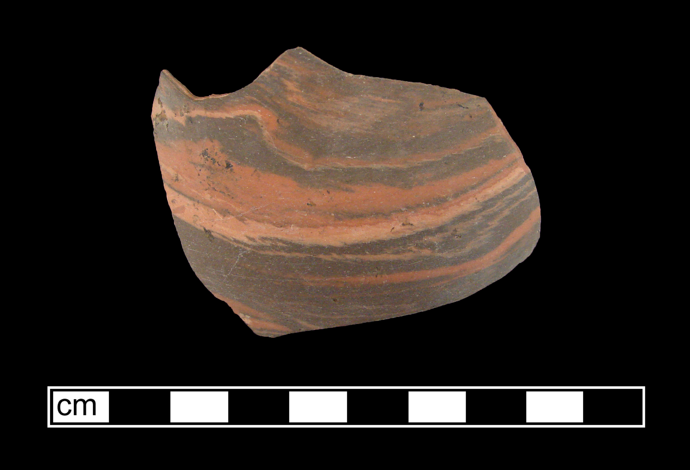 Image of agateware fragment.