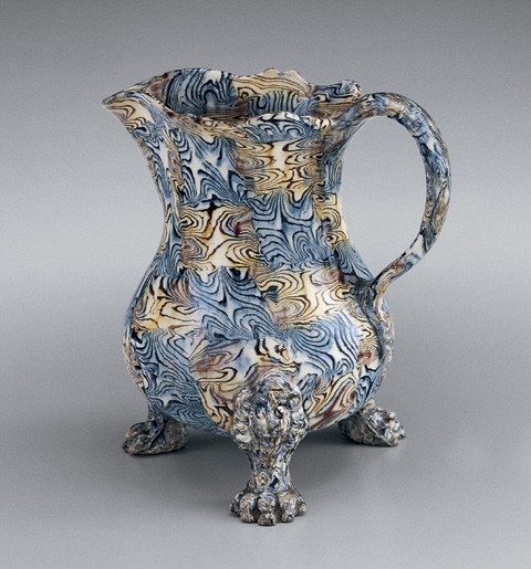 Image of agateware fragment.