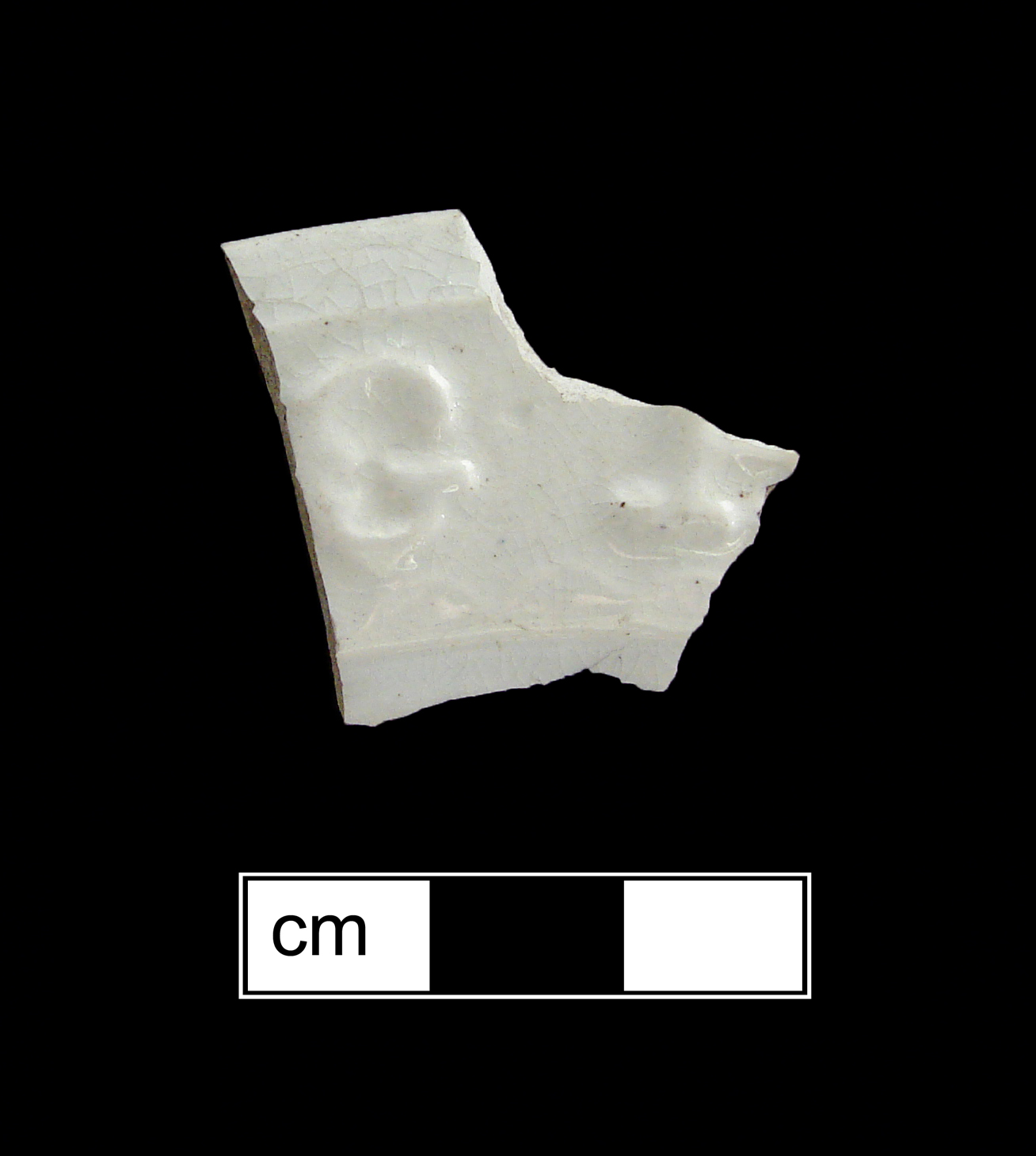 Image of alphabet ware fragment.