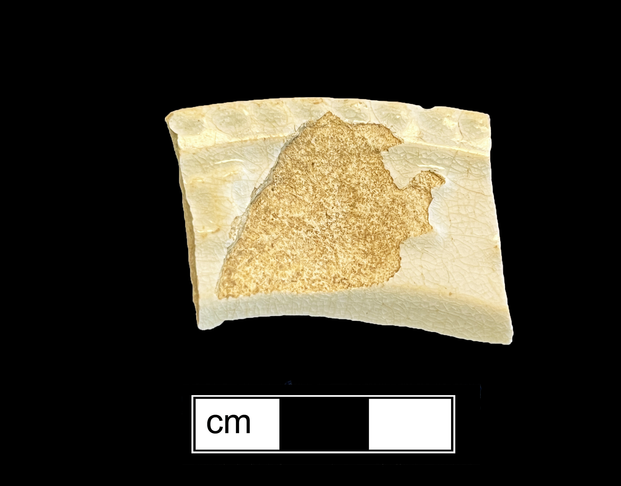 Image of alphabet ware fragment.