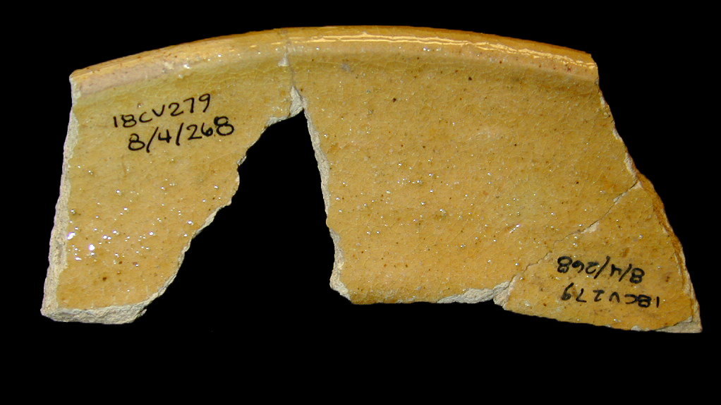 Image of Border Ware/Midlands Yellow Ware fragment.