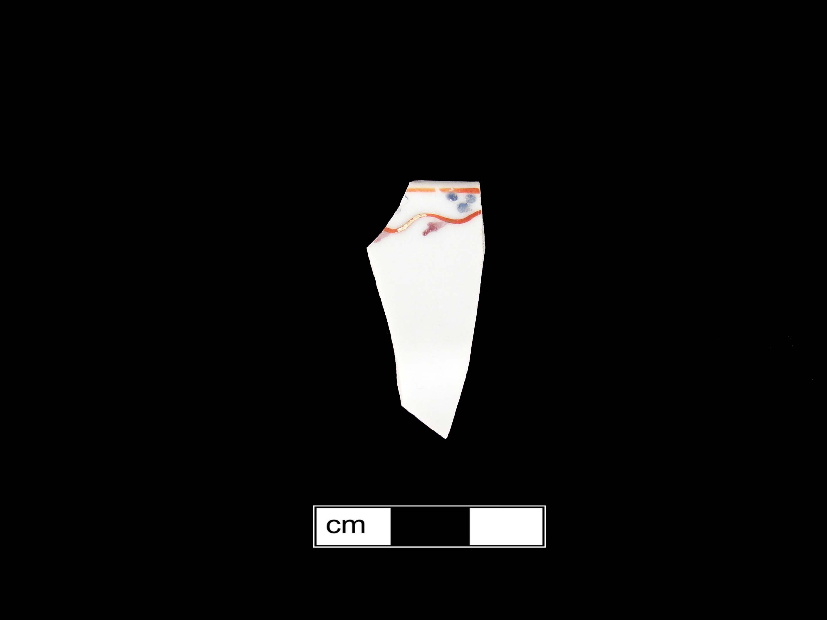 Image of Chinese hard-paste porcelain fragment.