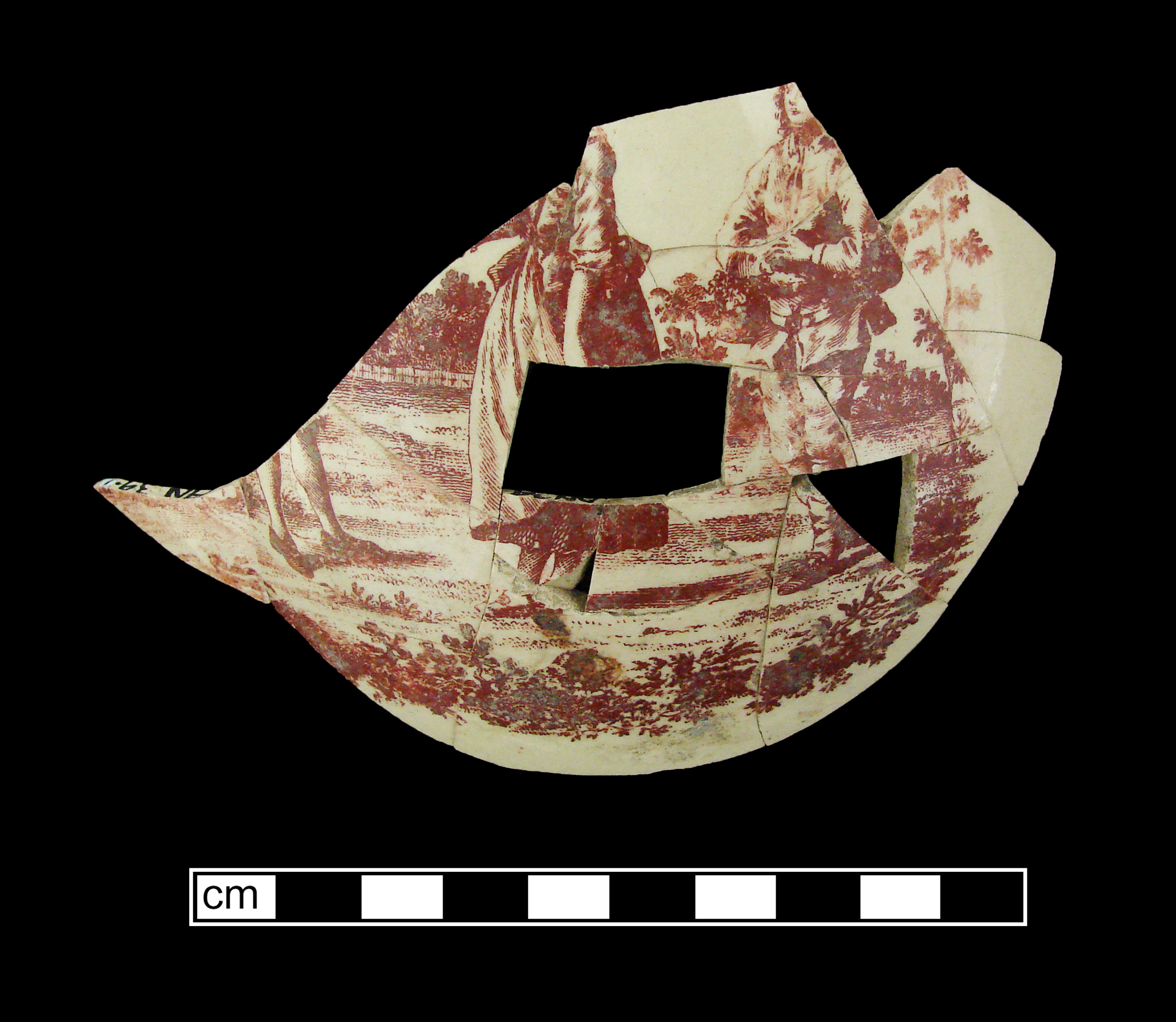 Image of creamware fragment.