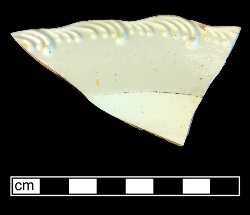 Image of creamware fragment.