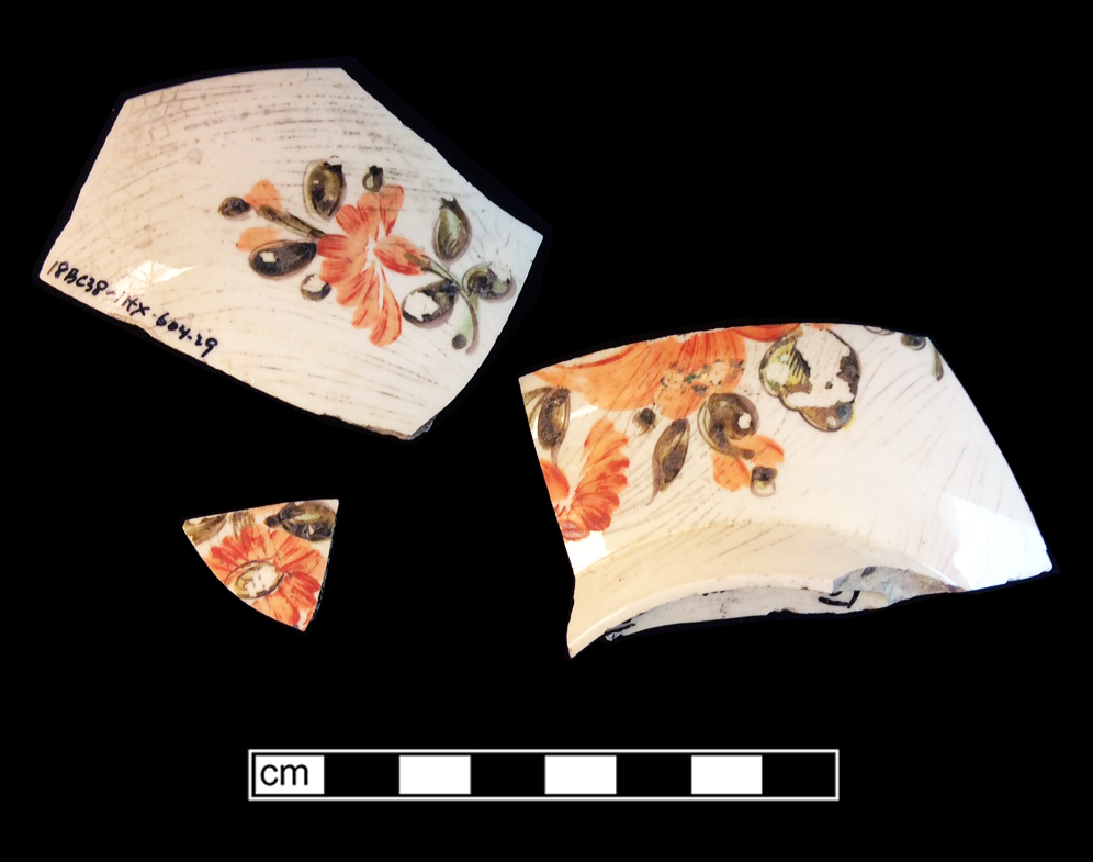 Image of creamware fragment.