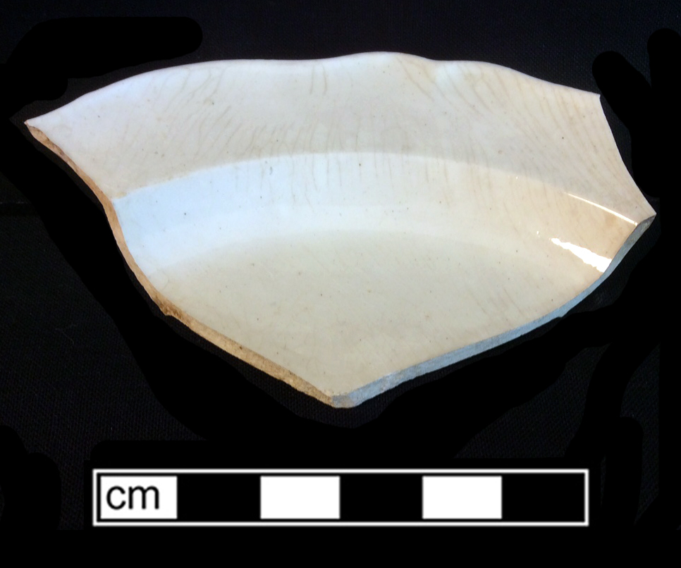Image of creamware fragment.