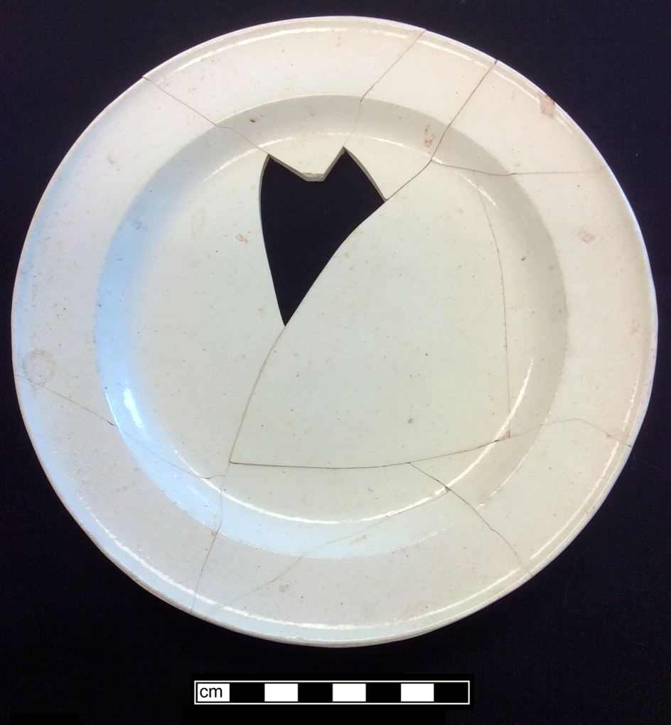 Image of creamware fragment.