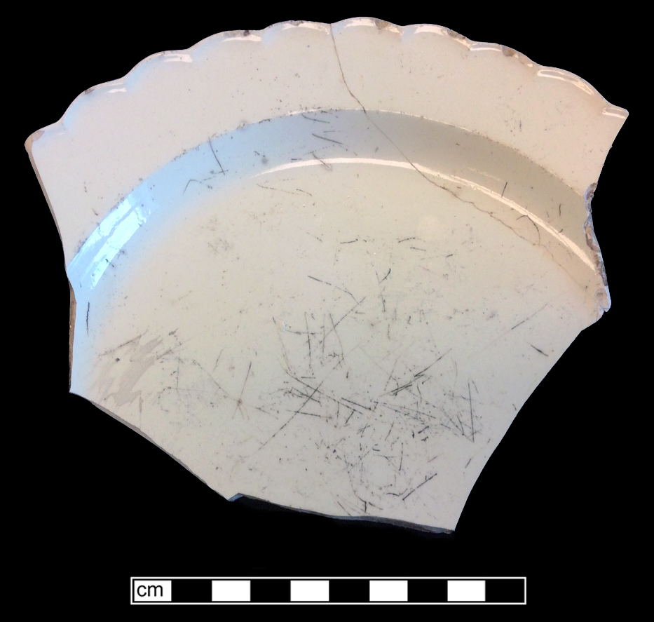 Image of creamware fragment.