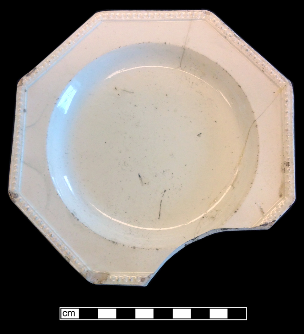Image of creamware fragment.