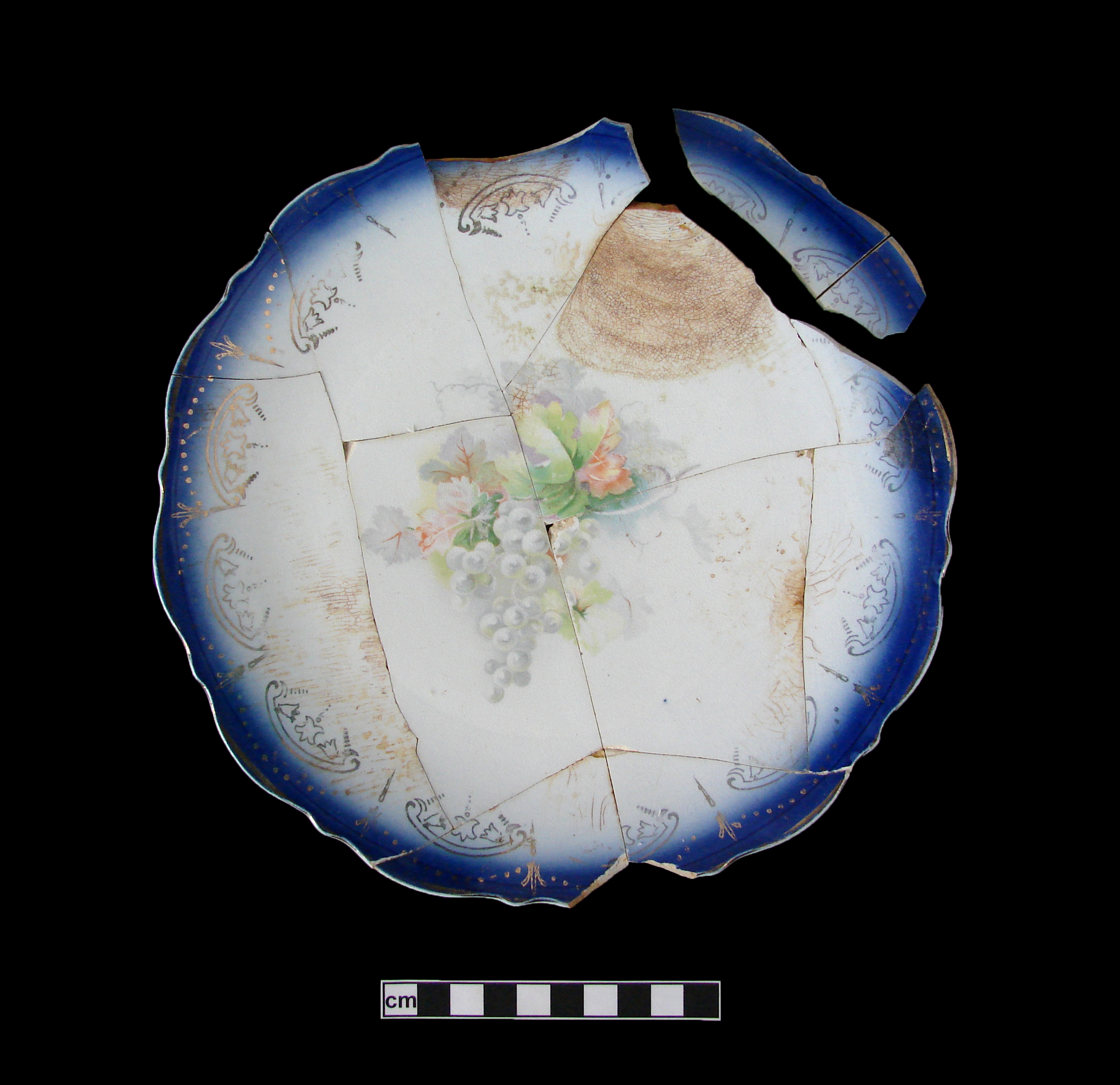 Image of decal decorated fragment.
