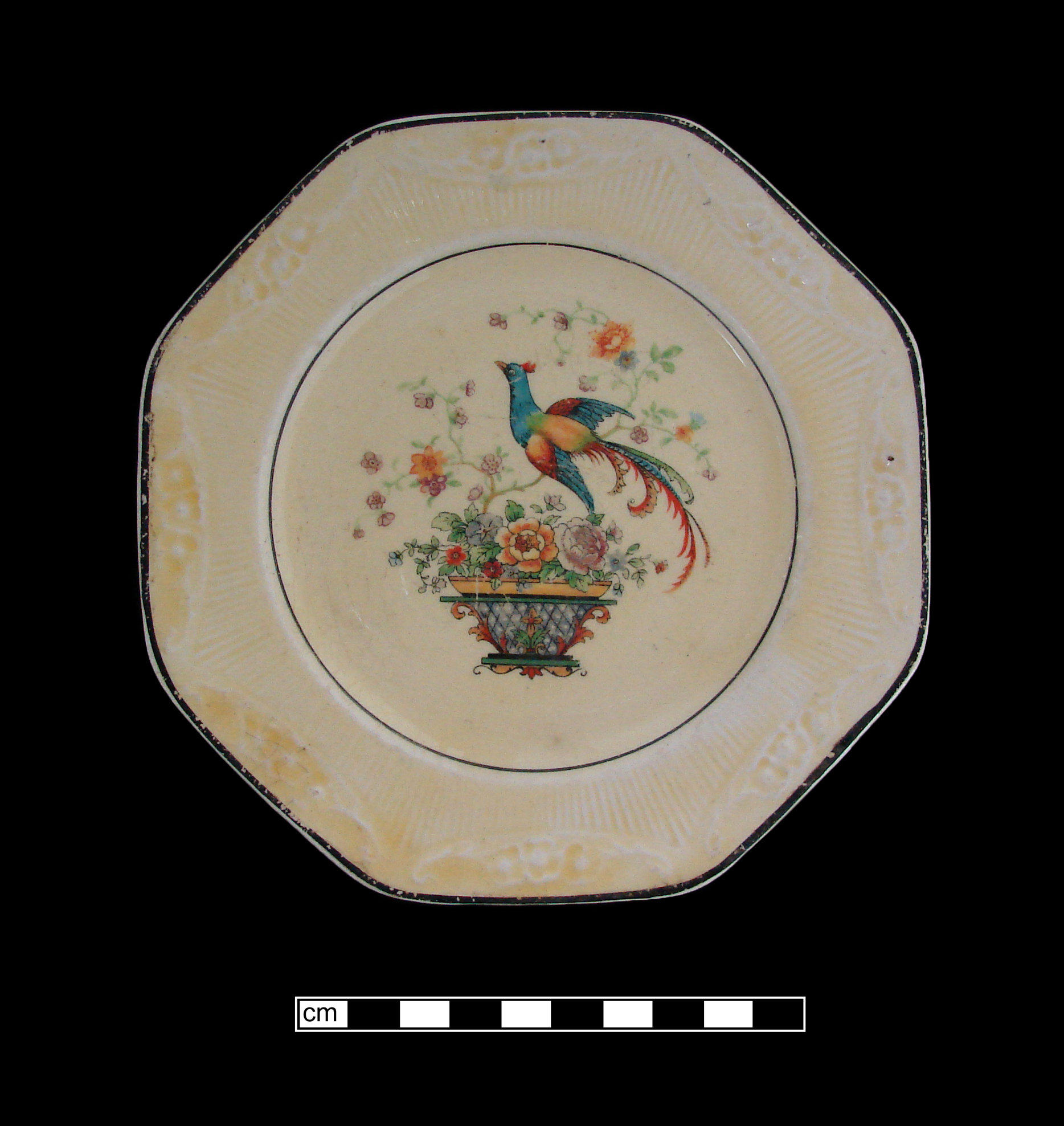 Image of decal decorated fragment.