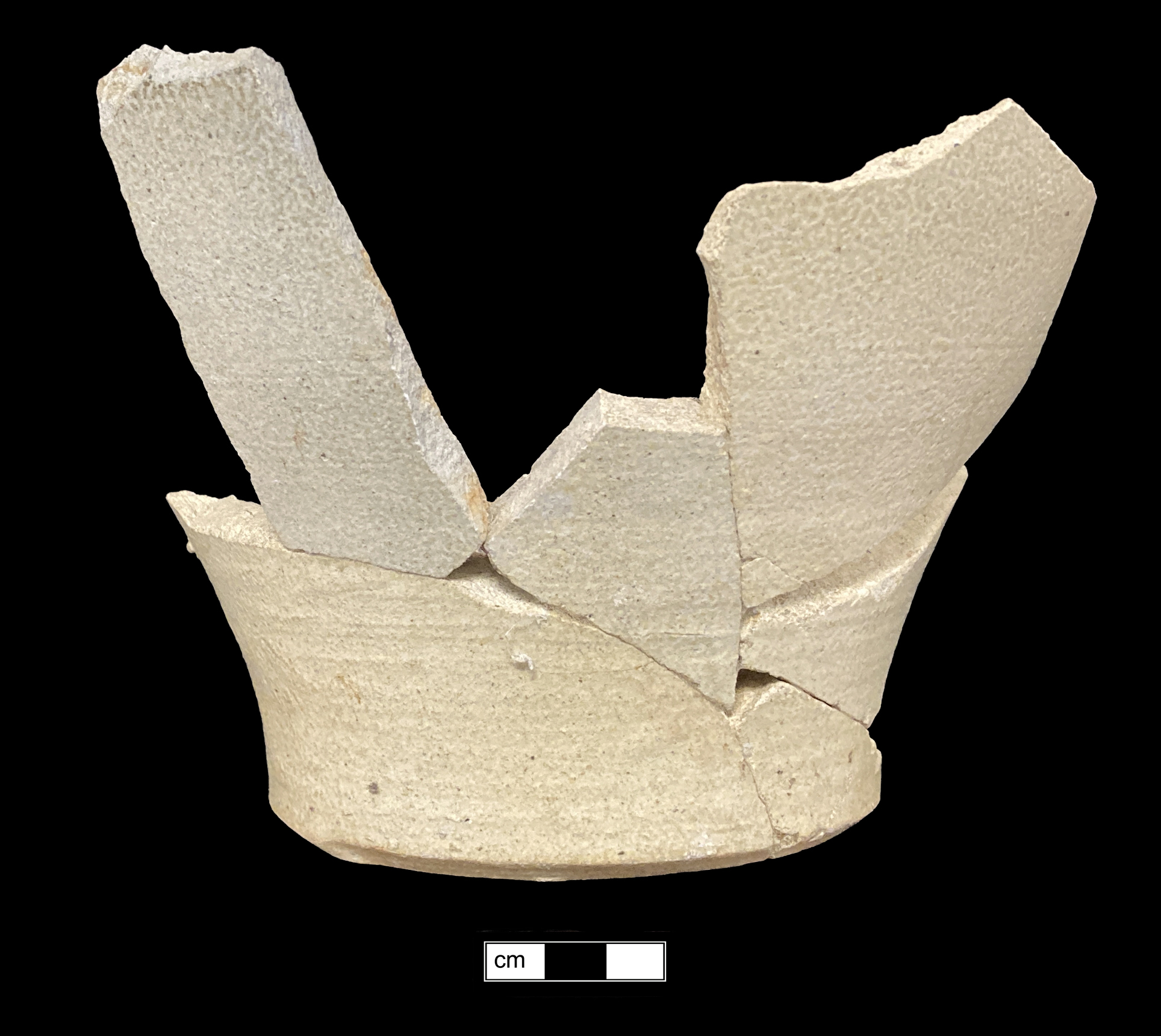 Image of English brown stoneware fragment.