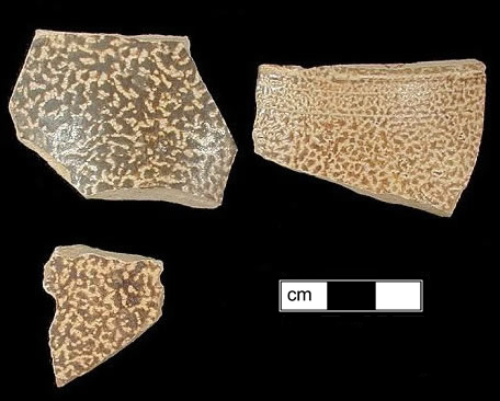 Image of English brown stoneware fragment.
