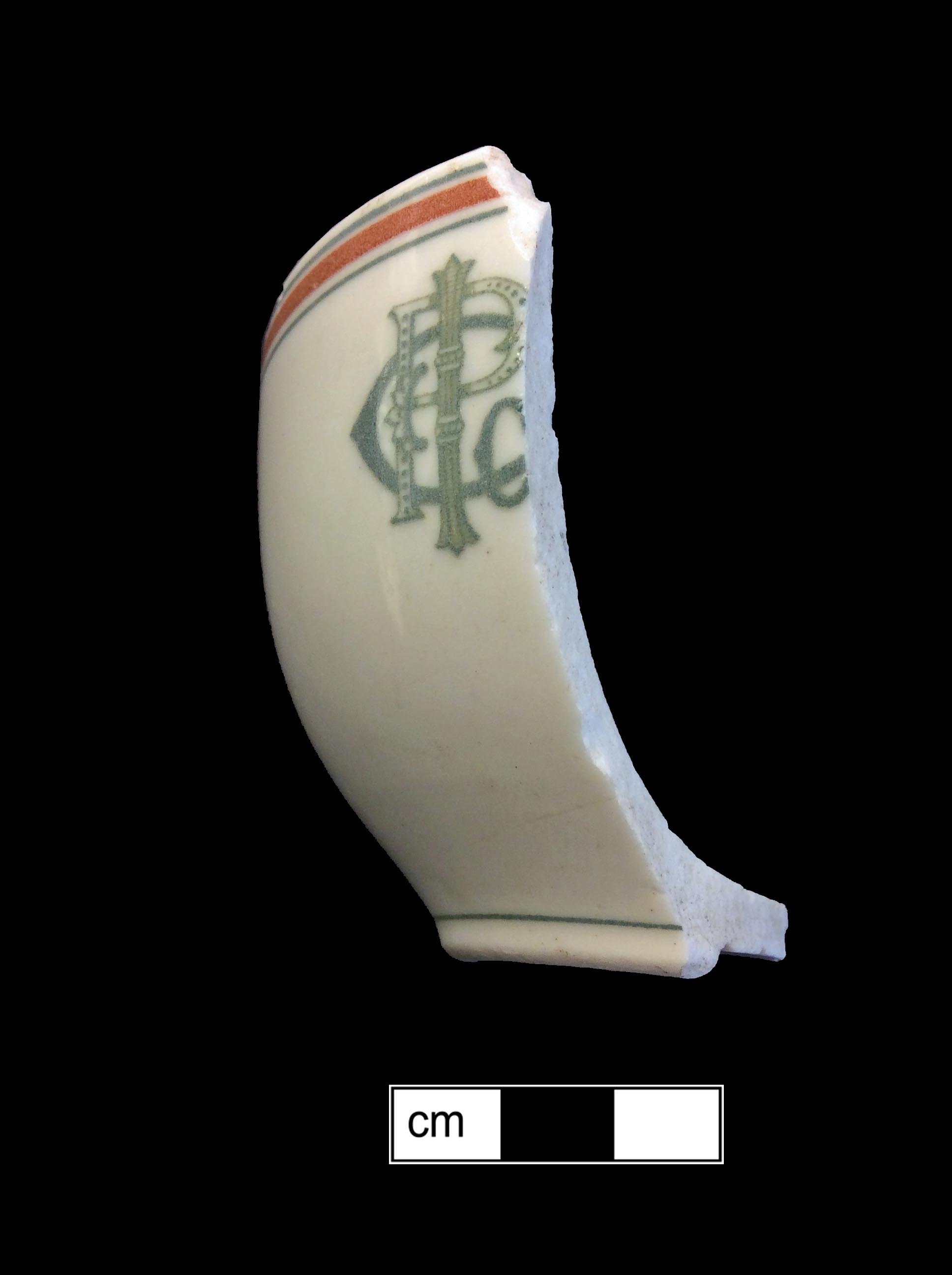 Image of Institutional Ware fragment (Hotel China).