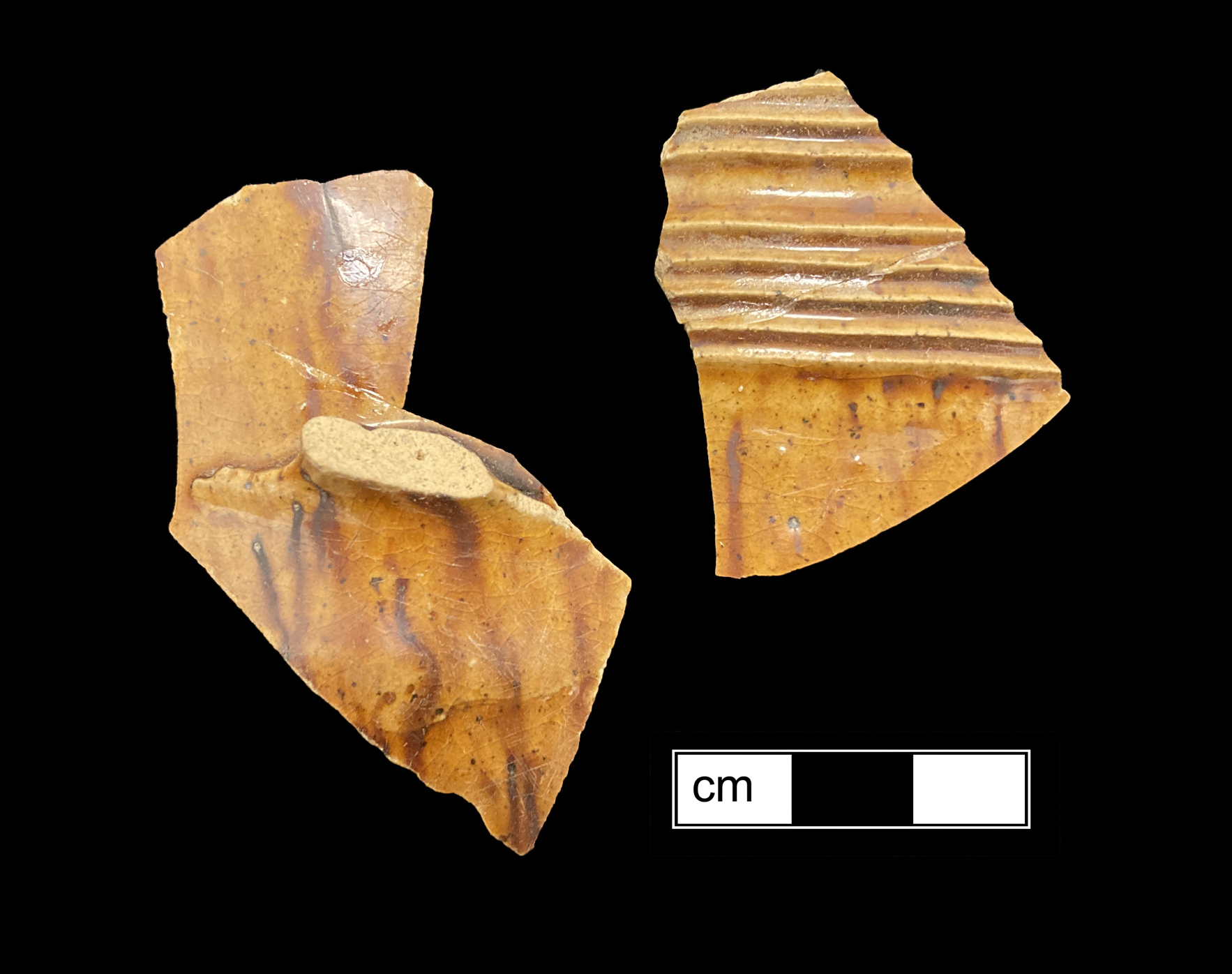 Image of manganese mottled eathenware fragment.