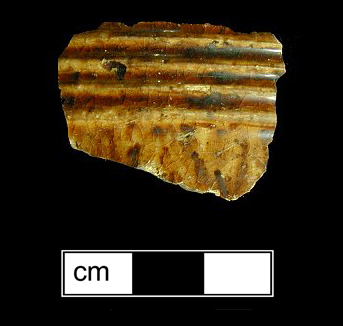 Image of manganese mottled eathenware fragment.