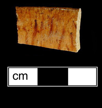 Image of manganese mottled eathenware fragment.